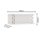 Prateleira Nicho Aramado Iluminata  Branco