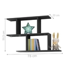 Prateleira Nicho Bellie Preto