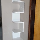 Prateleira Nicho Flutuante 157 5x25  Cms Com Suporte Incluso