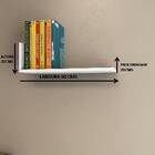Prateleira/nicho Flutuante 60x20 Cms Com Suporte Incluso Deco