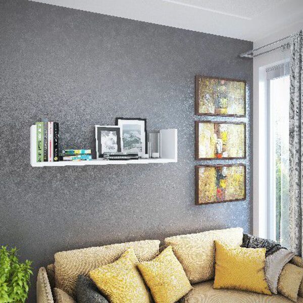 Prateleira/nicho Flutuante 60x20 Cms Com Suporte Incluso Deco