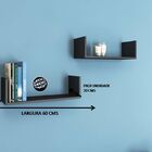 Prateleira/nicho Flutuante 60x20 Cms Com Suporte Incluso Deco