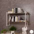 Prateleira Nicho Industrial Branco Suporte Quarto Cozinha Esc