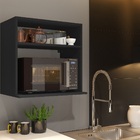 Prateleira Nicho Para Forno Micro-ondas Moderno Preto
