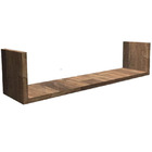 Prateleira Nicho U 50x15x10p Madeirado Mdf Dvd Livro