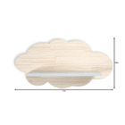 Prateleira Nuvem Decoração Quarto Infantil Mdf Verde Mint E P