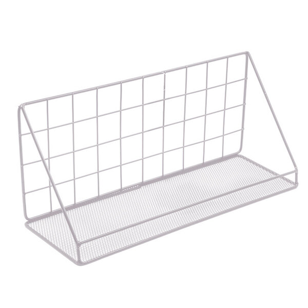 Prateleira Organizadora Para Parede 35cm De Metal Branco