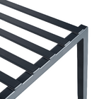 Kit com 2 Prateleiras para Armário Preto Metal Delinia