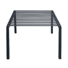 Kit com 2 Prateleiras para Armário Preto Metal Delinia