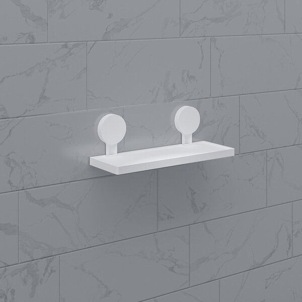 Prateleira Para Banheiro Com Adesivo 32,1cm Branco