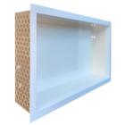 Prateleira Para Banheiro De Porcelanato Branco Polido 60x32