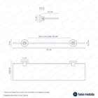 Prateleira Para Banheiro De Vidro E Inox Tarsila Bela Metais
