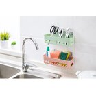 Prateleira Para Banheiro Ou Cozinha Em Plástico Com  Adesivo