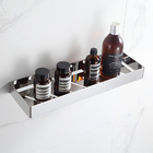 Prateleira Para Banheiro Porta Cosméticos Aço Inox Brilhante