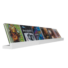 Prateleira Para Cds Dvds Blu-ray Mdf Branco 6 Peças 90cm