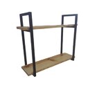 Prateleira Para Cozinha Estilo Industrial Preto Fosco