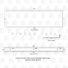 Prateleira Para Cozinha Gourmet 50 Cm Aço Inox 304 Guará Ping