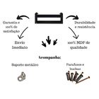 Prateleira Para Cozinha Utensílios Temperos Preta