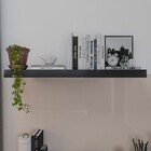 Prateleira Para Decoração 90 Cm Tamburato Preto - Artely Móve