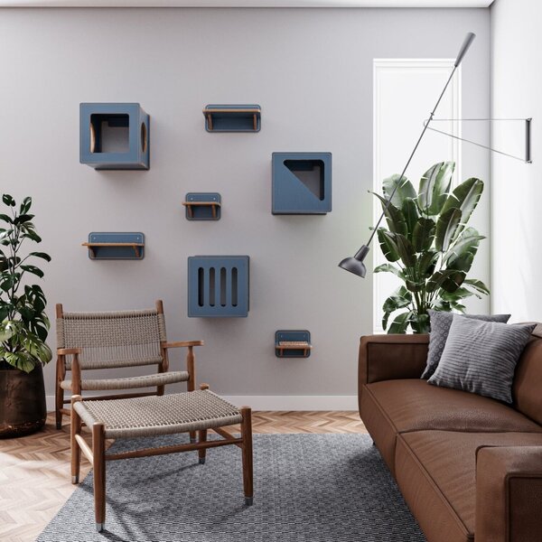 Prateleira Para Gatos 100% Mdf 24x 19x 23,5 Lion