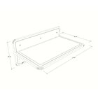 Prateleira Para Gatos 100% Mdf 50x 22x 30 Cm Fredy Branco