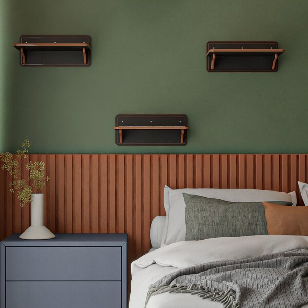 Prateleira Para Gatos 100% Mdf 50x 22x 30 Cm Fredy Preto