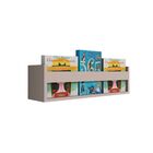Prateleira Para Livros Infantil Em Mdf Plancasa Sal Rosa
