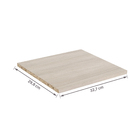 Prateleira para Nicho MPD Borda Reta Spaceo KUB 29x32cm Carvalho