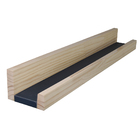 Prateleira Para Quadros Pinus/mdf Azul Petróleo 60cm Parede