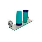 Prateleira Para Shampoo 40 Cm De Vidro Linha Suprema