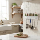 Prateleira Para Temperos E Suporte Utensílios E Panelas Cozin