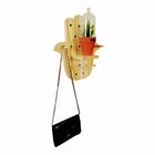 Prateleira Pegboard Mão Hamsa 6 Pinos, 1 Prateleira 10cm Pinu