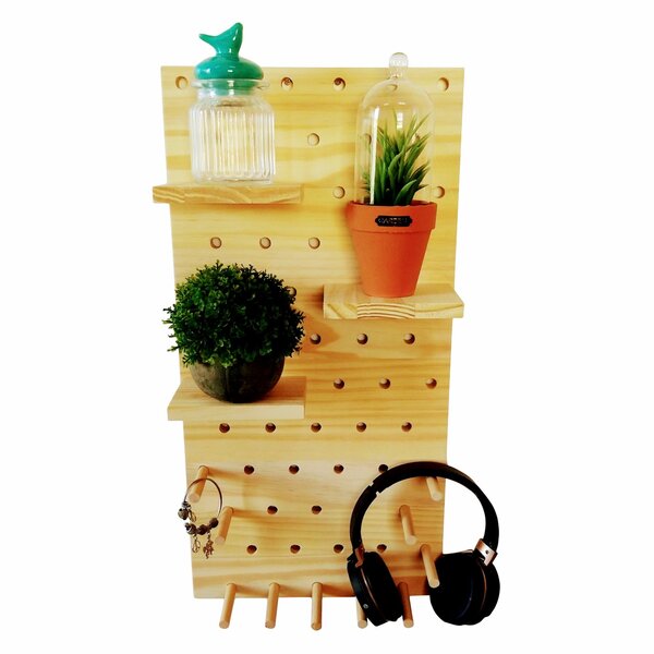 Prateleira Pegboard Retangulo 16 Pinos, 3 Prateleira 13,5cm P