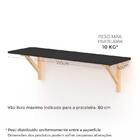 Prateleira Pinus 100cm + Mão Francesa