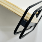 Prateleira Pinus 16 Cm X 49 Cm - Super Luxo C/suporte Preto