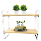 Prateleira Pinus 20 Cm X 49 Cm - Super Luxo C/suporte Branco