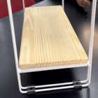 Prateleira Pinus 20 Cm X 49 Cm - Super Luxo C/suporte Branco