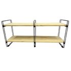 Prateleira Pinus 25 Cm X 120 Cm - Super Luxo C/suporte Preto