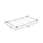 Prateleira Porta Garrafas de Metal Aço Cromada para Linha Line Aramada 60x35cm 20gk Spaceo