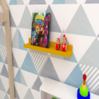 Prateleira Porta Livro Carvalho 60x10cm