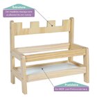 Prateleira Porta Livros Infantil Montessori Castelo Casatema