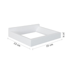 Prateleira Porta Livros Suporte Estante Nicho Decorativo Pare