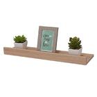 Prateleira Porta Quadros 100 X 10cm Carvalho Suporte Invisível