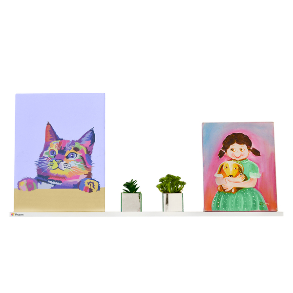 Prateleira Porta Quadros Enfeites Infantil Brinquedos