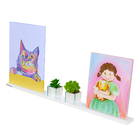 Prateleira Porta Quadros Enfeites Infantil Brinquedos