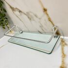 Prateleira Porta Shampoo Reto Vidro Cromado Fort Metais