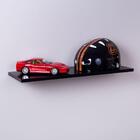 Prateleira Preta 40 X 20cm Com Suporte Tucano - Crie Fácil