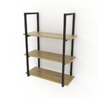 Prateleira Quadro - 3 Vãos Preto