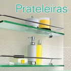 Prateleira Reta C/ Grade 50x10 Cm - 8mm - Incolor