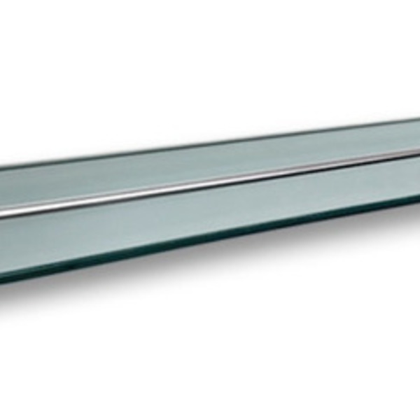 Prateleira Reta C/ Grade 50x10 Cm - 8mm - Incolor